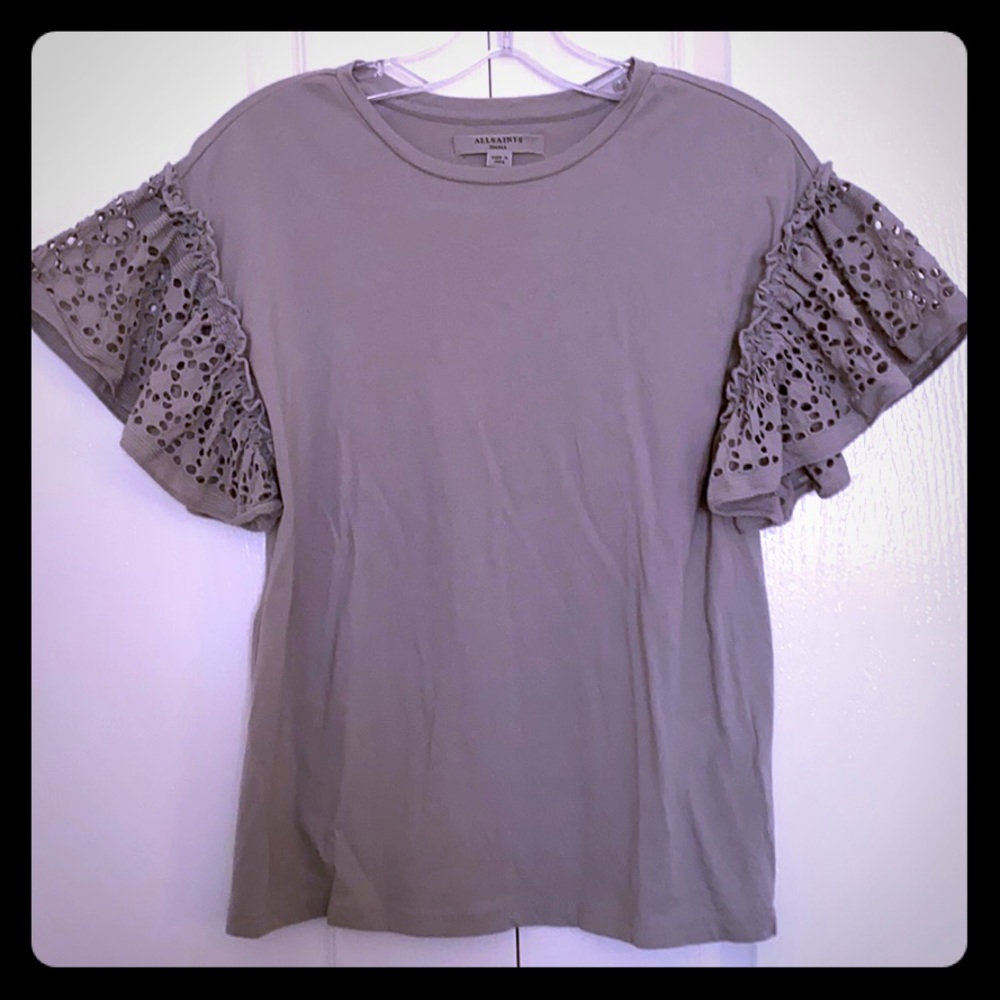 All Saints grey tee
